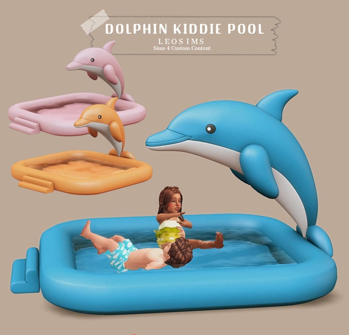 Детский бассейн Dolphin Kiddie Pool